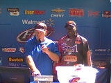 Tommy Robinson weighs in at the BFL Grand River 2012-08-18